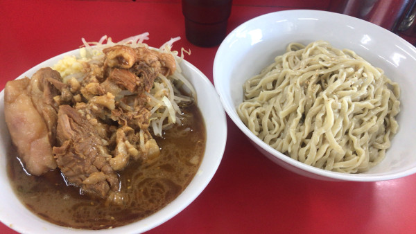 「麺半分　つけ麺 ごま味　1000円」@ラーメン二郎 柏店の写真