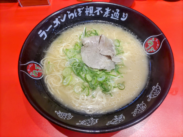 「長浜ラーメン 680円」@長浜ラーメン ラーメンらぼ 親不孝通りの写真