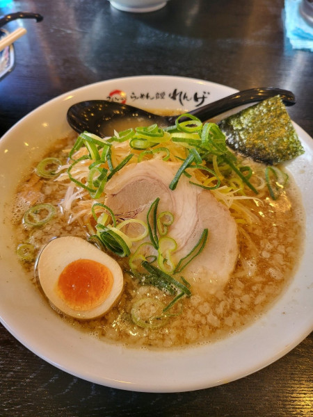 「ねぎれんげらーめん」@らーめん食堂 れんげ 岡谷店の写真