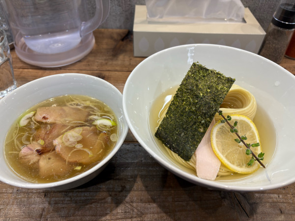 「昆布水つけ麺塩1050円」@3931WORKS.の写真