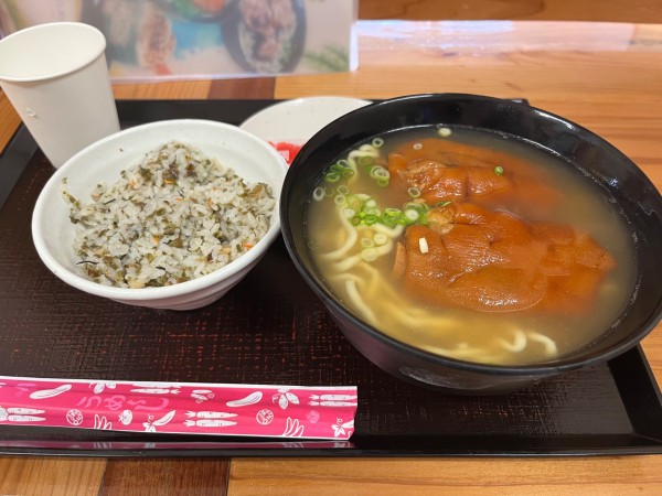 「南部そば＋じゅーしぃー」@南部そばの写真