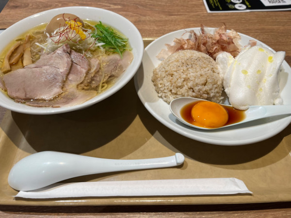 「「ぐり虎」の鶏塩ラーメン」@POPUPラーメン 東京ミッドタウン八重洲店の写真