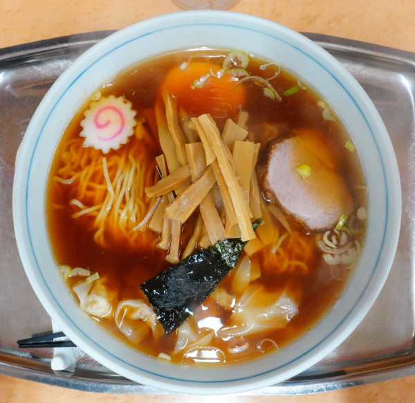 「メンマ入りそば（玉1個）」@一ノ割大勝軒の写真