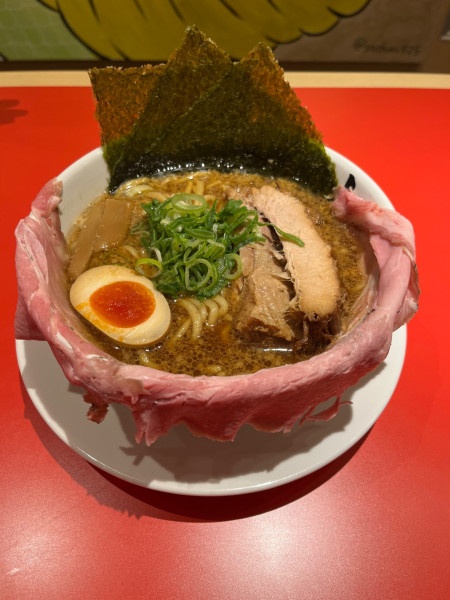 「厚切り＆低温バラチャーシュー」@人類みな麺類 FACTORYの写真