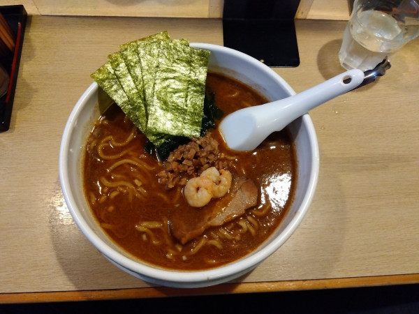 「魚介みそラーメン　×1.5」@麺屋 優創の写真
