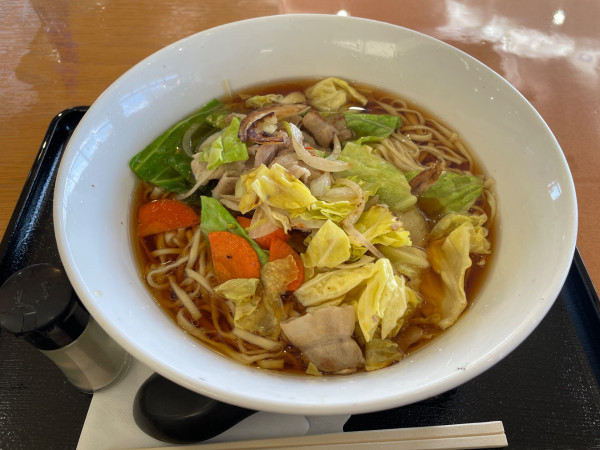 「肉野菜ラーメン・麺大盛り」@富士見温泉 見晴らしの湯 ふれあい館の写真