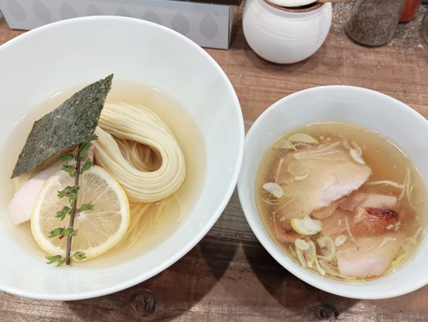 「昆布水つけめん（塩）¥1050」@3931WORKS.の写真