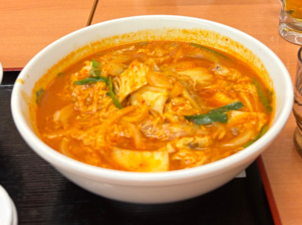 「チゲ味噌」@熱烈中華食堂 日高屋 大倉山店の写真