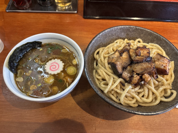 「お魚とお肉のつけめん」@自家製麺 えなみの写真