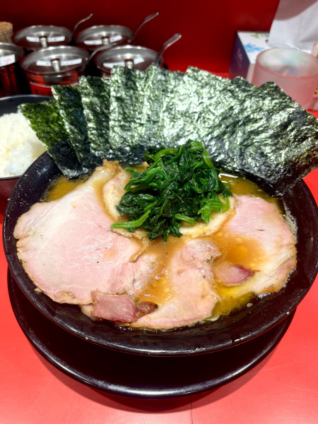 「チャーシュー麺　海苔　ライス」@環2家 蒲田店の写真