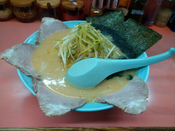 「ねぎみそチャーシューメン(普通)1,100円」@ラーメンショップ マルキチェーン 拝島店の写真