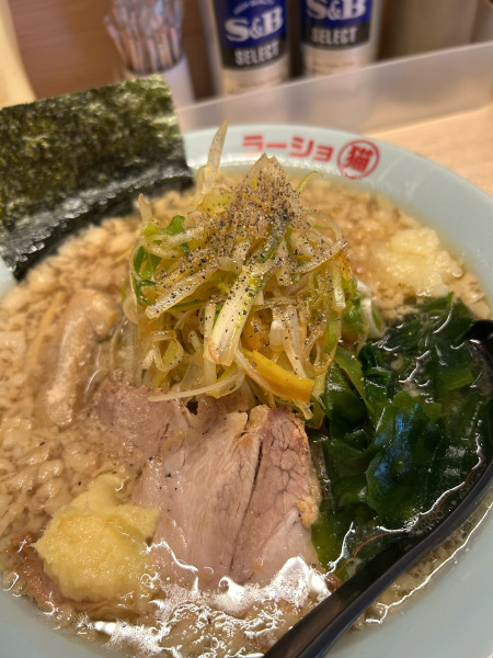 「ネギラーメン　醤油」@ラーショマルミャー 王子店の写真