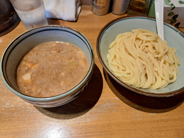 「濃厚魚介つけめん」@鼈の写真