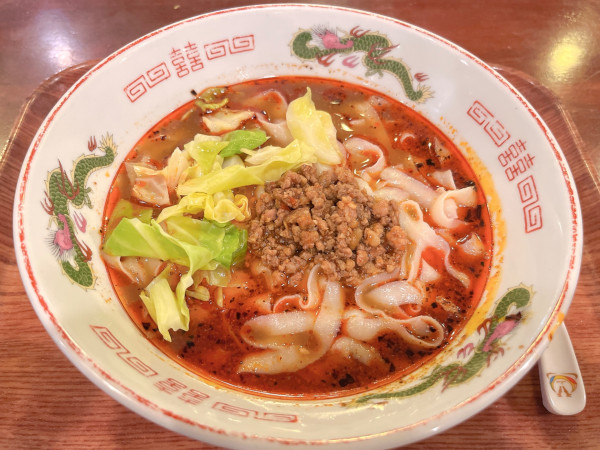「麻辣刀削麺(890円)」@XI’AN 刀削麺 筑波大学店の写真