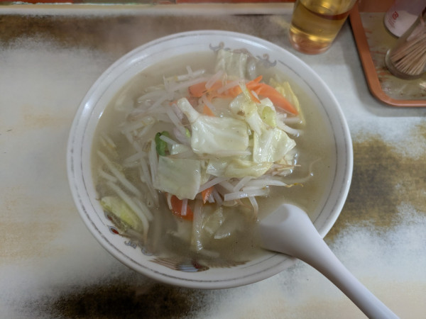 「湯麺(タンメン)：900円」@満福の写真