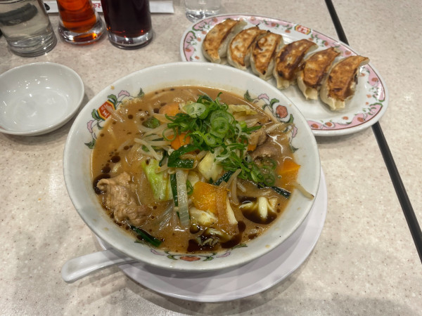 「焦がしニンニク味噌ラーメン」@餃子の王将 本川越店の写真