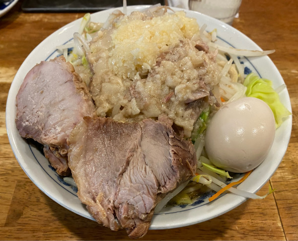 「豚麺(肉2)  味玉」@飯田橋大勝軒の写真