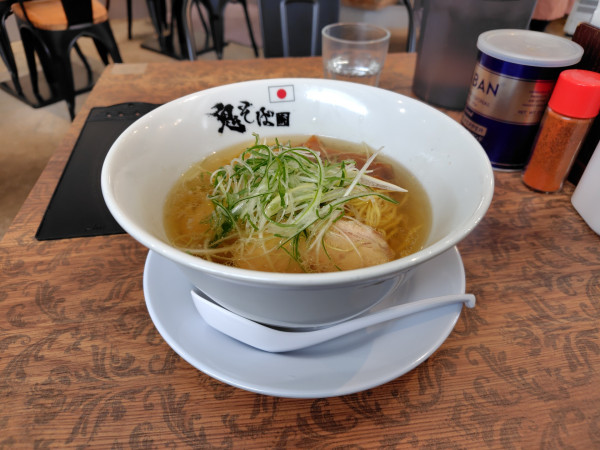 「鬼塩らーめん¥1300」@鬼そば 藤谷 浅草店の写真