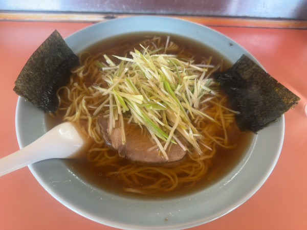 「ネギラーメン中」@ラーメンショップ 津田店の写真