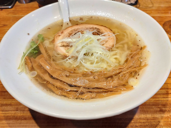 「穂先メンマラーメン塩　大盛」@手打ちラーメン創房 舌笑家の写真