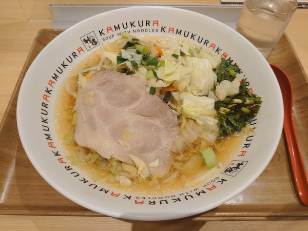 「野菜いっぱいラーメン」@どうとんぼり神座 関西国際空港 Tasty Street店の写真