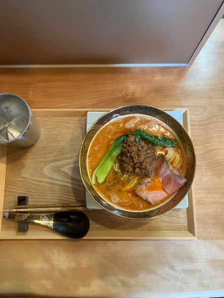 「担々麵+炙り豚丼」@創作麺ひとすじの写真