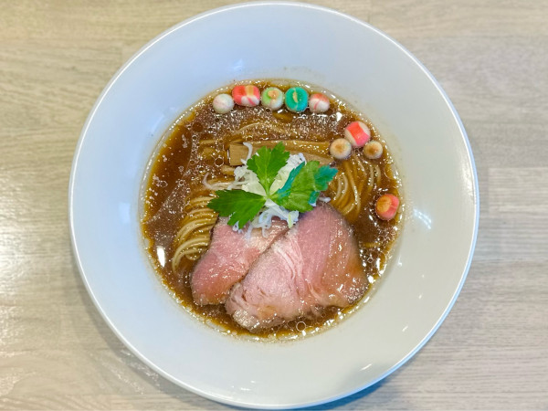 「★＜冬の限定麺＞赤だし中華蕎麦🍜¥1,300」@宍道湖しじみ中華蕎麦 琥珀 東京本店の写真