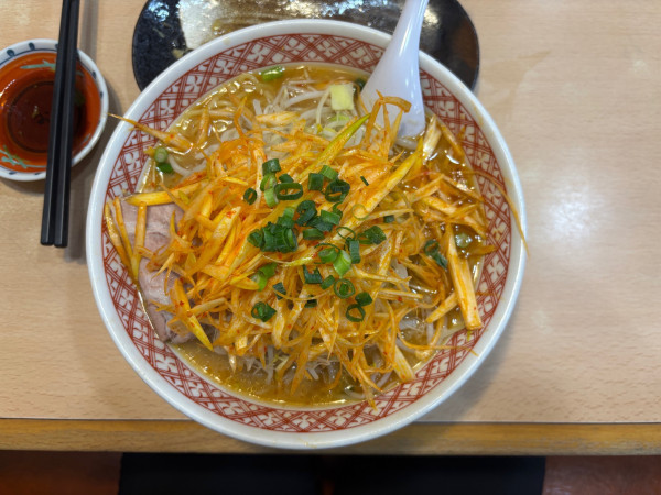 「ネギ味噌」@ラーメン めん丸 川越店の写真