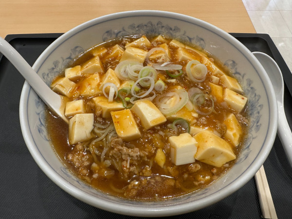 「マーボ豆腐ラーメン（1.5玉）720円」@ぎょうざの満洲 イーサイト高崎店の写真