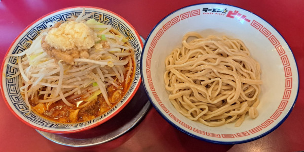 「辛つけ麺1000円」@ラーメン☆ビリーの写真