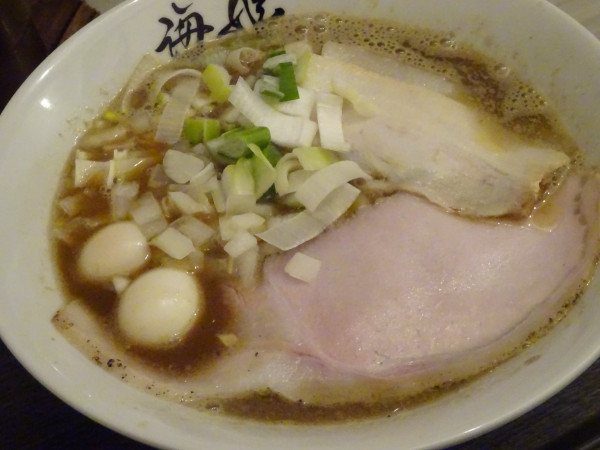 「煮干しらぁ麺 1000円」@麺や 海姫の写真