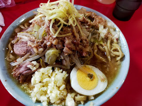 「生姜醤油（麺硬・ちょい野菜・ちょい脂・大蒜少）」@ラーメン富士丸 明治通り都電梶原店の写真