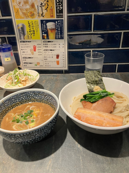 「味噌魚介つけ麺　中盛」@宮元製麺の写真