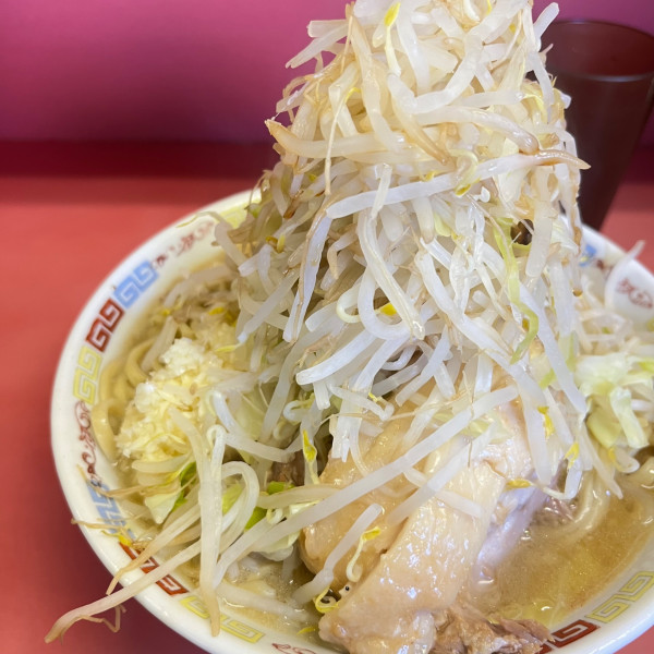 「大ラーメン豚入り4枚¥1300 全部」@ラーメン二郎 ひばりヶ丘駅前店の写真