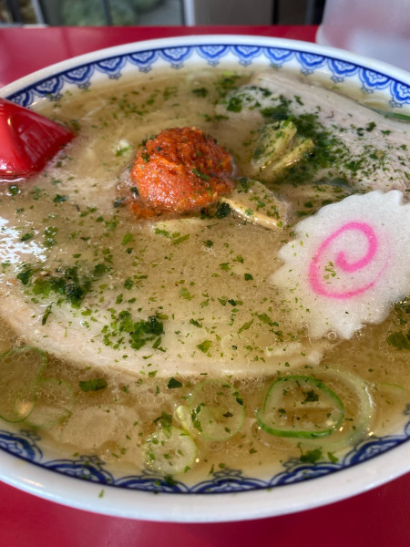 「辛味噌ラーメン950円」@龍上海 米沢店の写真