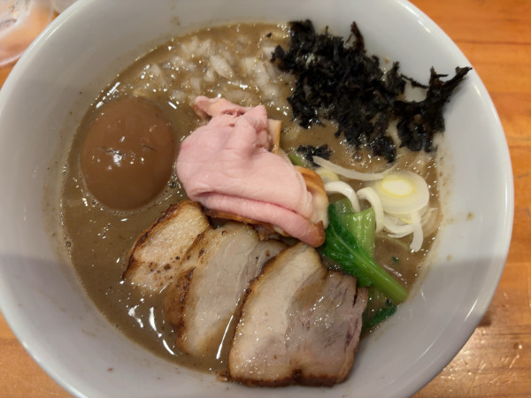 「特製濃厚煮干しそば　1250円」@中華そば 山下の写真