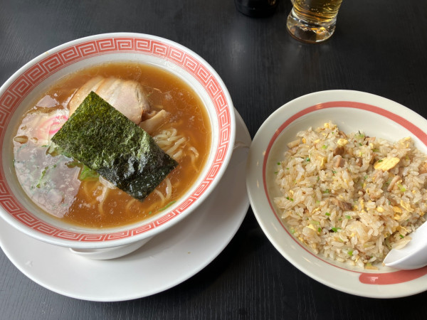 「半ちゃんラーメンセット 790円」@幸楽苑 所沢美原店の写真
