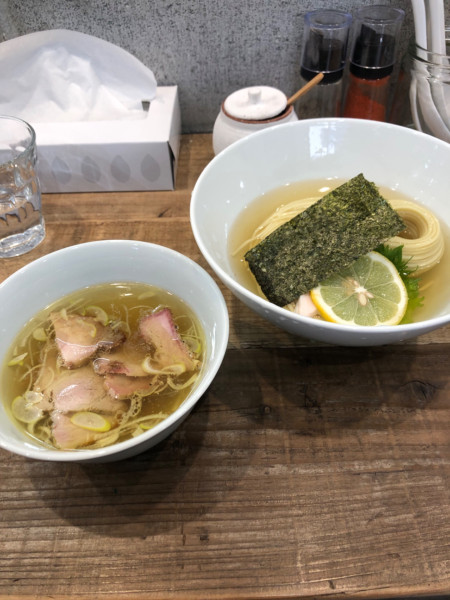 「昆布水つけ麺　塩　大盛り」@3931WORKS.の写真