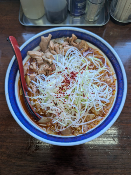 「もつ坦々 中辛」@江ざわの写真