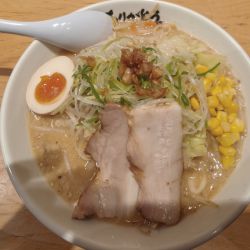 味噌とんこつ＋温野菜のせ