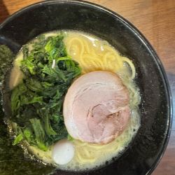 塩ラーメンほうれん草