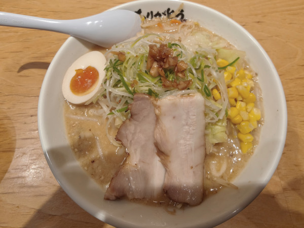 「味噌とんこつ＋温野菜のせ」@野方ホープ 高田馬場店の写真