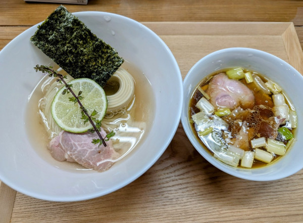 「昆布水つけめん(醤油)1150円」@YOKOKURA STOREHOUSEの写真