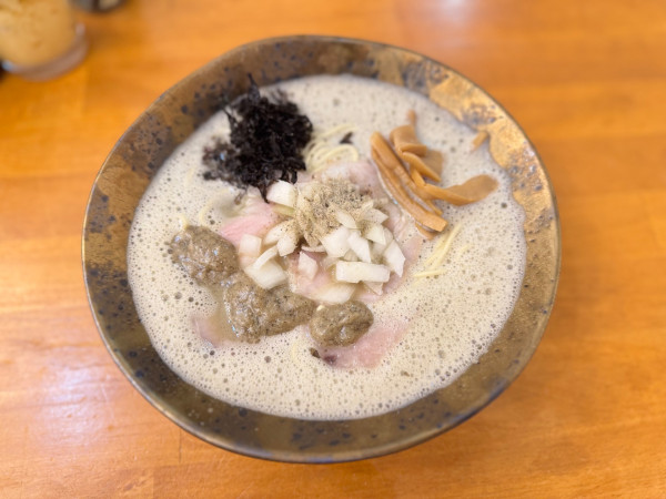 「極濃泡煮干しそば(限定30杯)1200円」@ど煮干し和渦製麺の写真