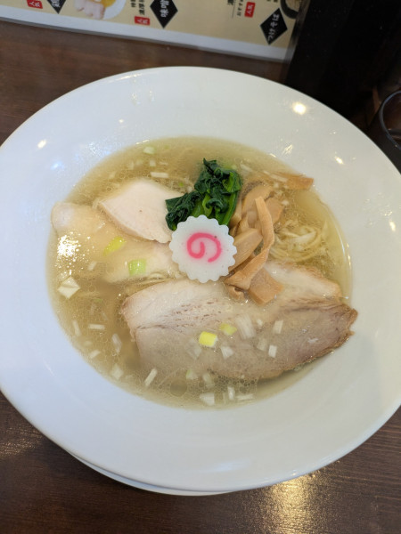 「塩鶏中華そば」@麺処 若武者 大和田店の写真