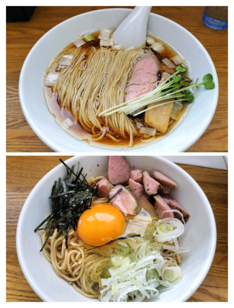 「煮干醤油ラーメン＋和え麺」@ぬまちゃんラーメンの写真