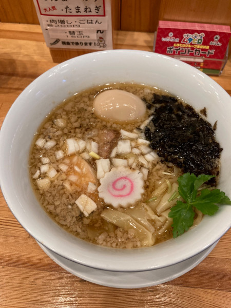 「煮干味玉中華そば¥950」@中華そば ムタヒロ 大阪堺東店の写真