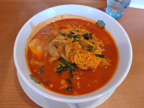 「【冬季限定】チゲ味噌ラーメン¥750-」@日高屋 古河下山店の写真