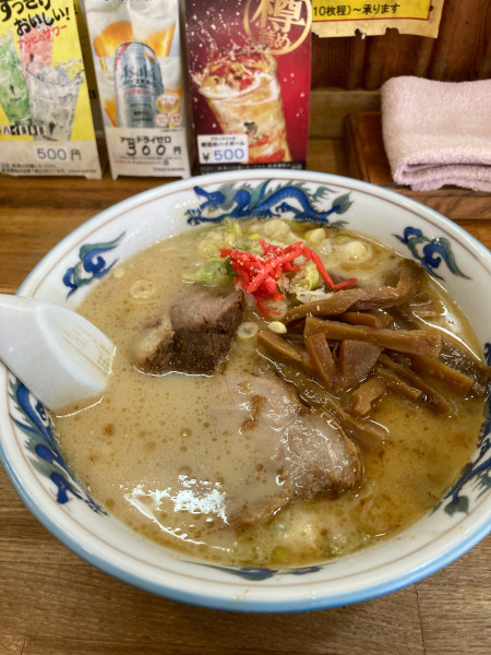 「とんこつラーメン」@ラーメンハウス 東寺町店の写真
