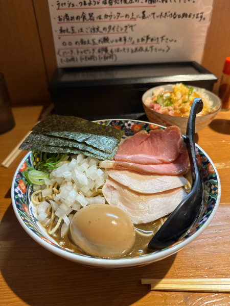 「特製濃厚そば」@亀戸煮干中華蕎麦 つきひの写真